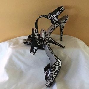 Animal print heels